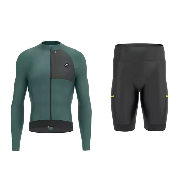 Odyssey Men Jersey - Green & Gleam Men Shorts - Black