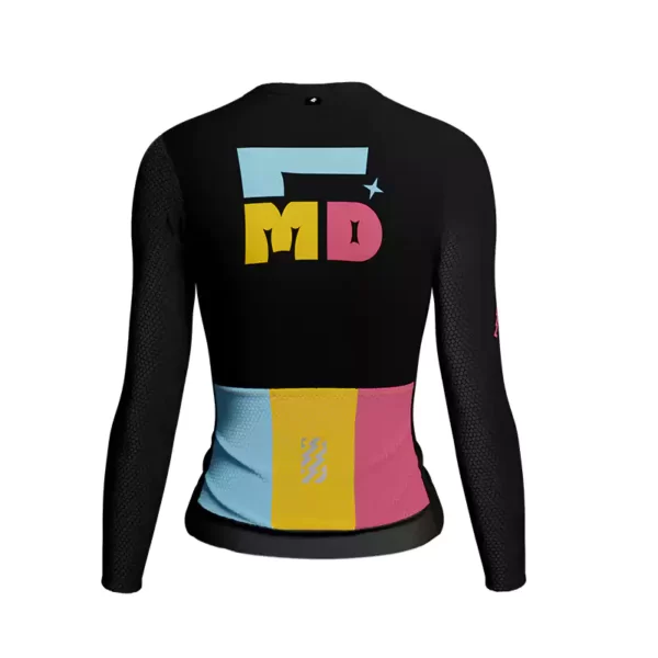 Enchanting Woman Cycling Jersey & LMD Cycling Gloves - Black